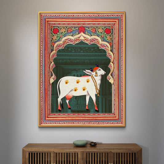 Traditional Pichwai Premium Canvas Painting - Premium Wall Art | Decor By Neon