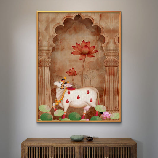 Traditional Pichwai Premium Canvas Painting - Premium Wall Art | Decor By Neon
