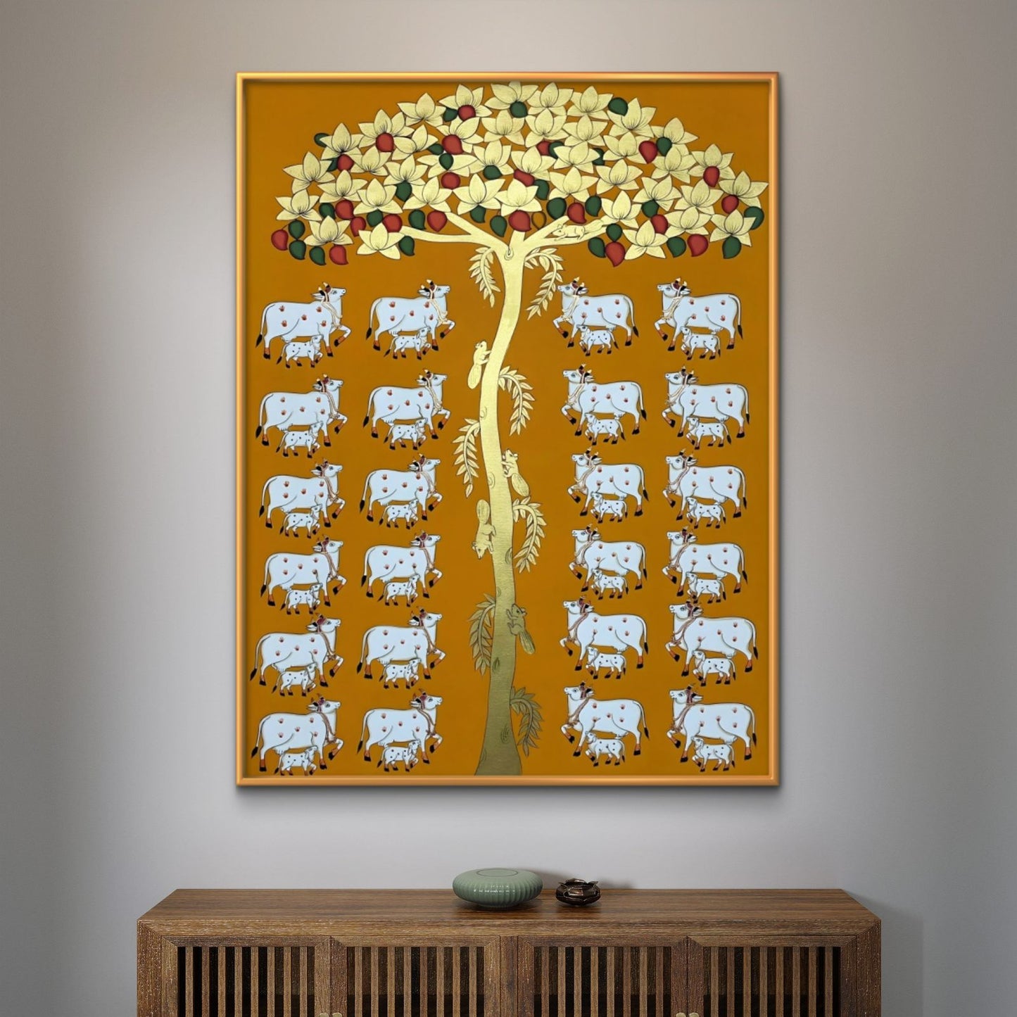 Traditional Pichwai Premium Canvas Painting - Buy Online | Decor By Neon