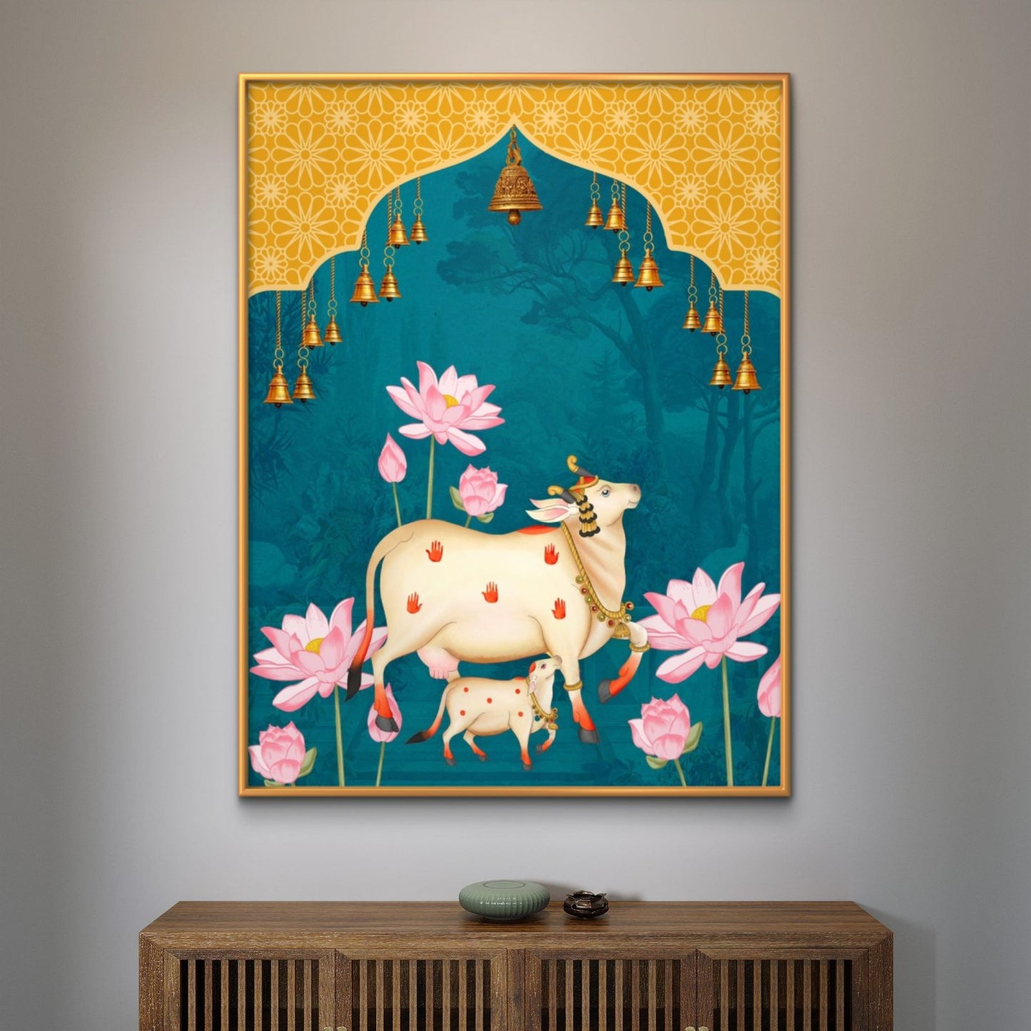 Traditional Pichwai Premium Canvas Painting - Buy Online | Decor By Neon