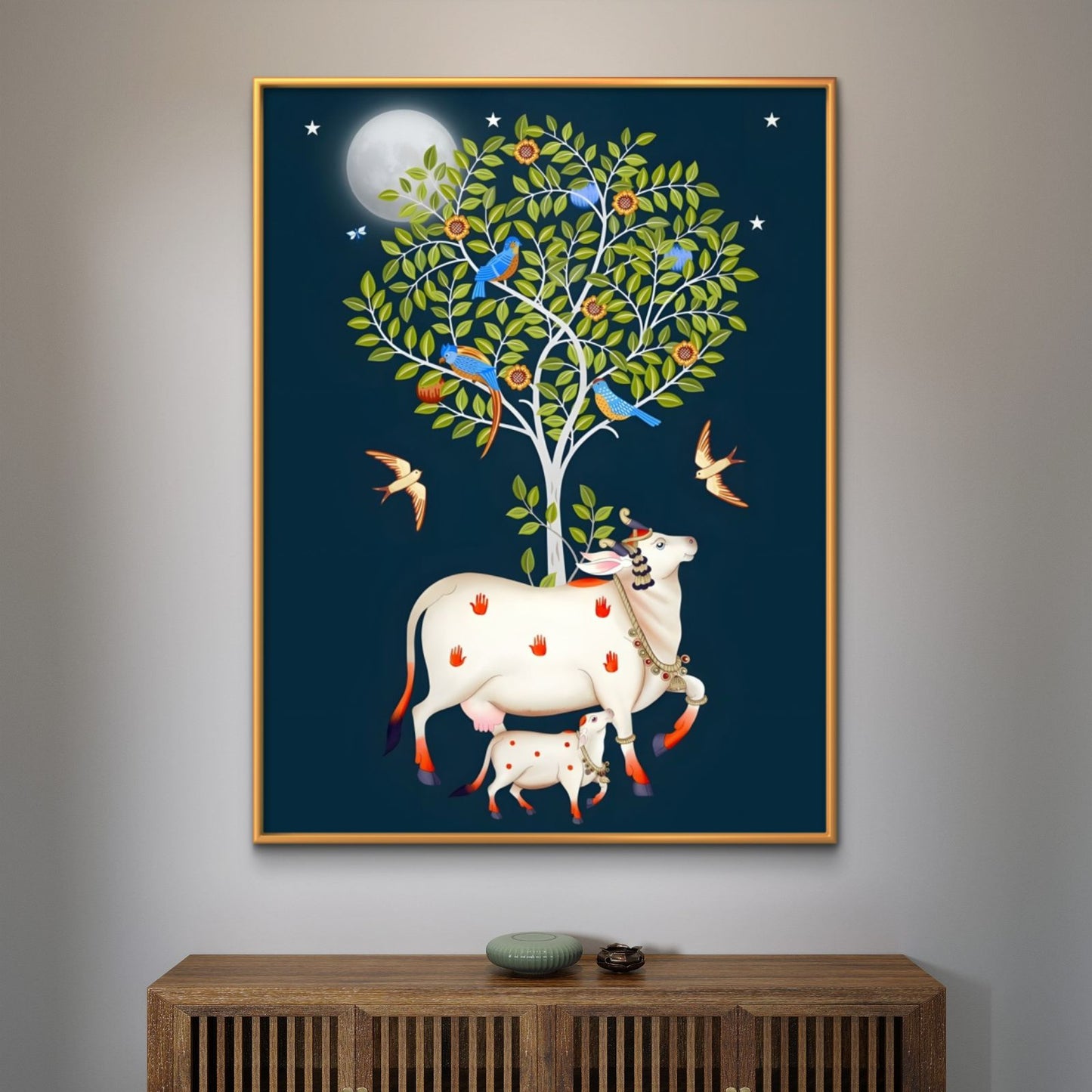 Traditional Pichwai Premium Canvas Painting - Buy Online | Decor By Neon