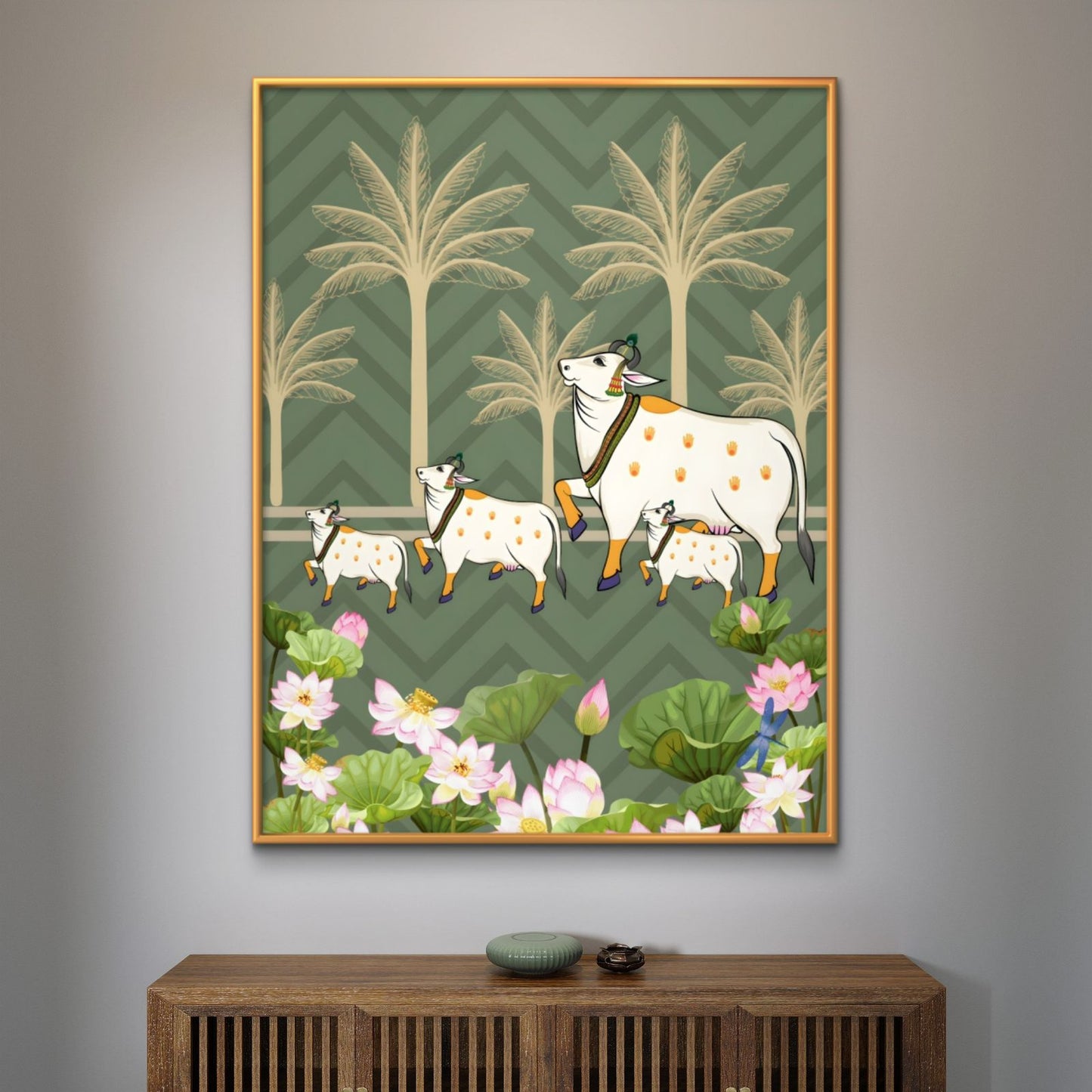 Traditional Pichwai Premium Canvas Painting - Buy Online | Decor By Neon