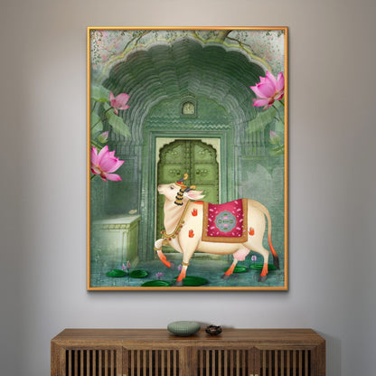 Traditional Pichwai Premium Canvas Painting