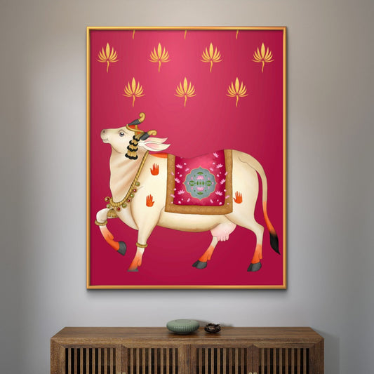Traditional Pichwai Premium Canvas Painting - Premium Wall Art | Decor By Neon