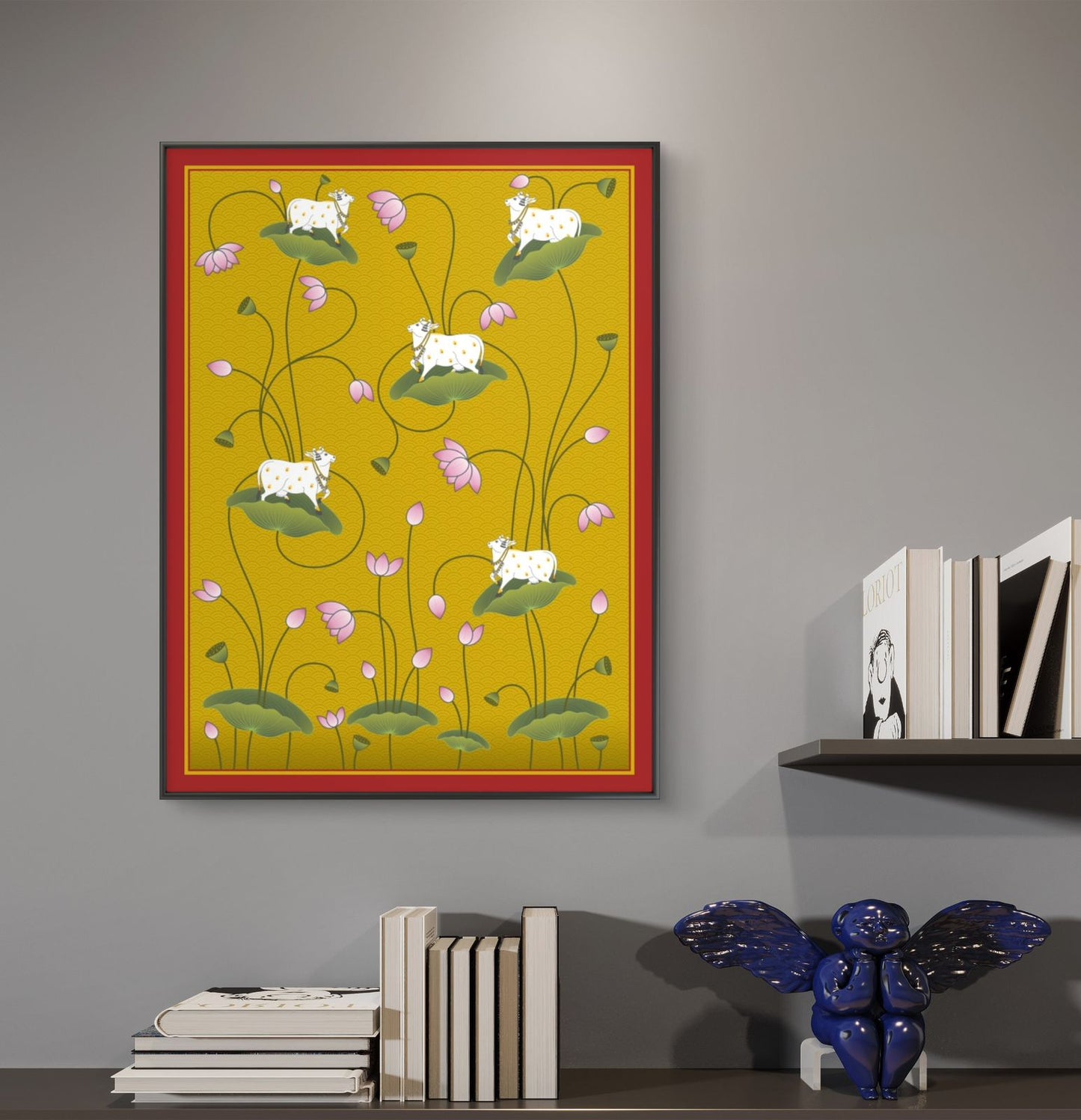 Traditional Pichwai Premium Canvas Painting - Buy Online | Decor By Neon