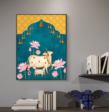 Traditional Pichwai Premium Canvas Painting