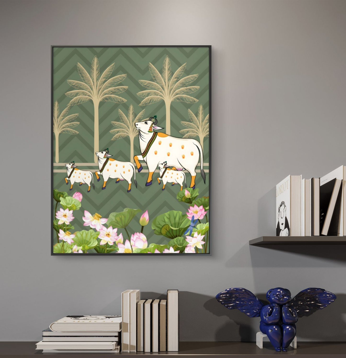 Traditional Pichwai Premium Canvas Painting - Buy Online | Decor By Neon