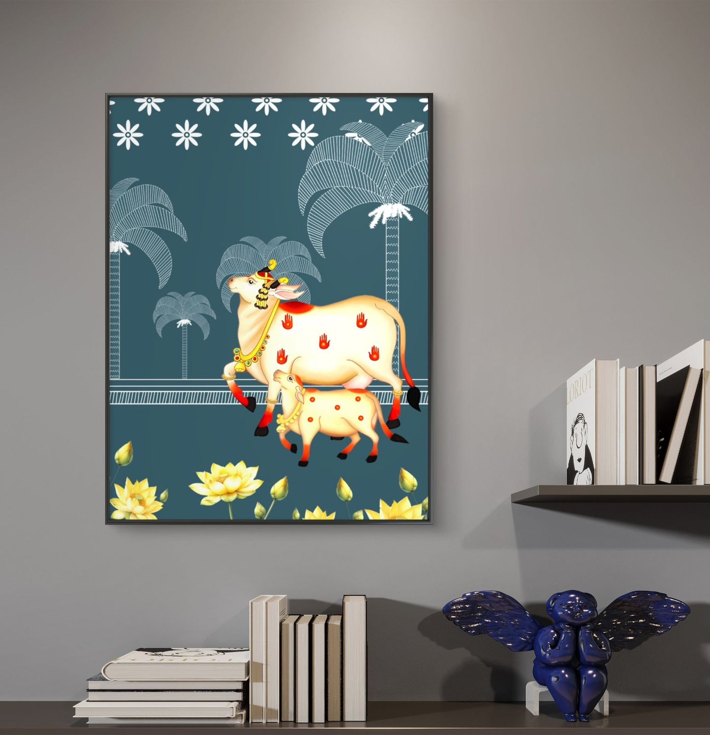 Traditional Pichwai Premium Canvas Painting - Buy Online | Decor By Neon