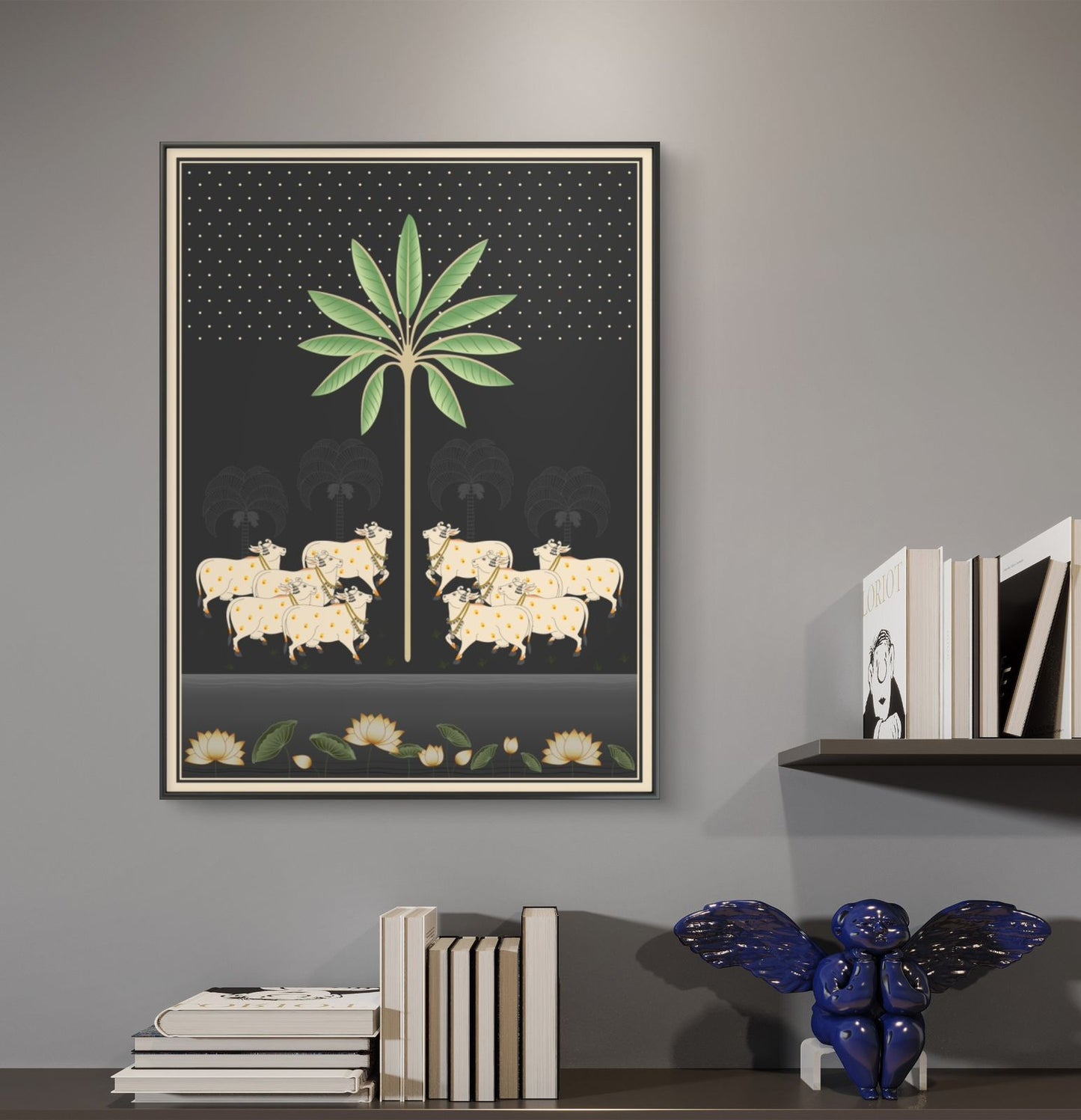 Traditional Pichwai Premium Canvas Painting - Buy Online | Decor By Neon