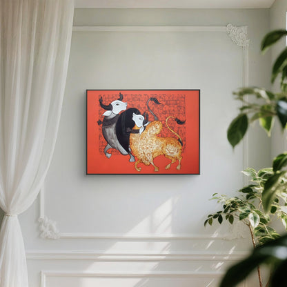 Traditional Pichwai Premium Canvas Painting