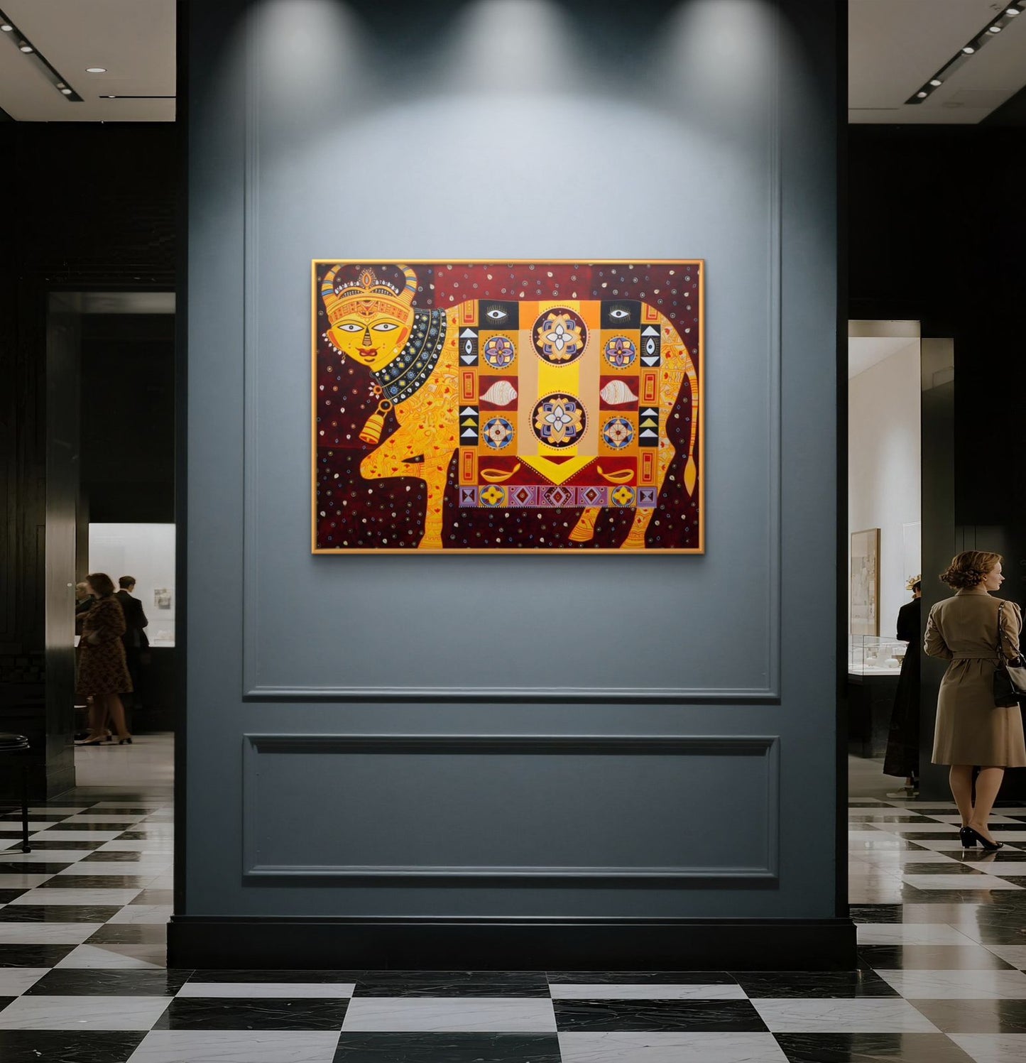 Traditional Pichwai Premium Canvas Painting - Buy Online | Decor By Neon