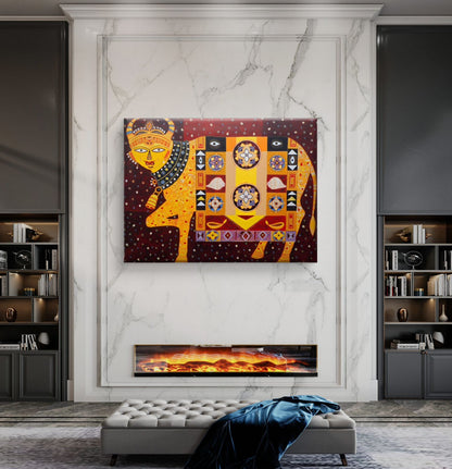 Traditional Pichwai Premium Canvas Painting