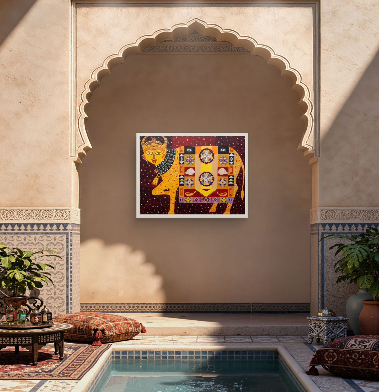 Traditional Pichwai Premium Canvas Painting - Buy Online | Decor By Neon