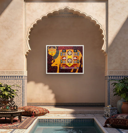 Traditional Pichwai Premium Canvas Painting