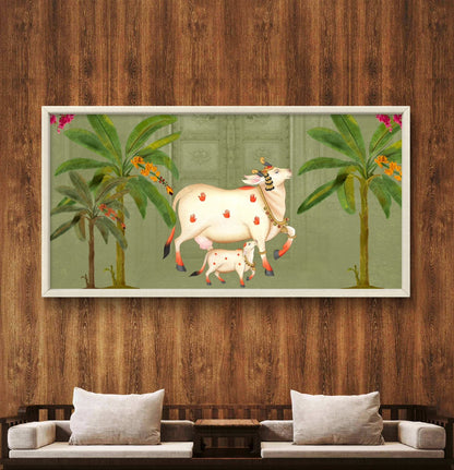 Traditional Pichwai Premium Canvas Painting