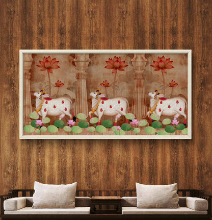 Traditional Pichwai | Shrinathji Premium Canvas Painting