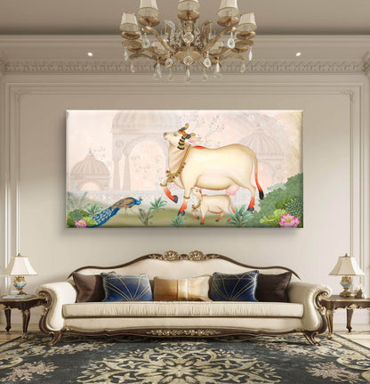 Traditional Pichwai Premium Canvas Painting