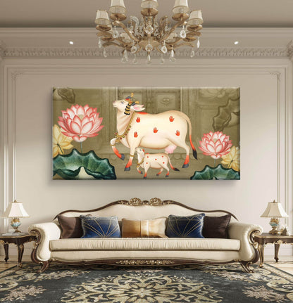 Traditional Pichwai Premium Canvas Painting