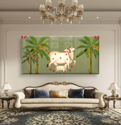Traditional Pichwai Premium Canvas Painting