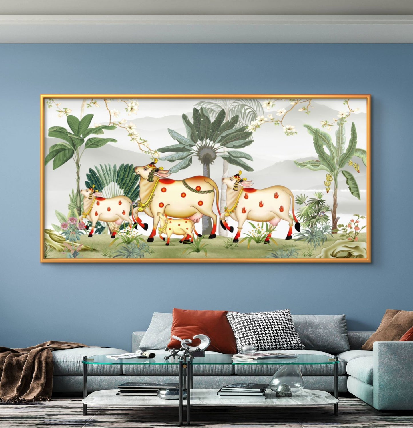 Traditional Pichwai Premium Canvas Painting - Buy Online | Decor By Neon