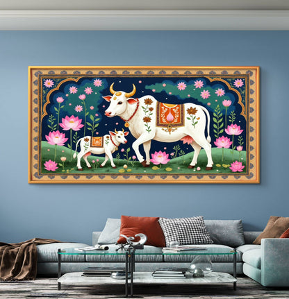 Traditional Pichwai Premium Canvas Painting