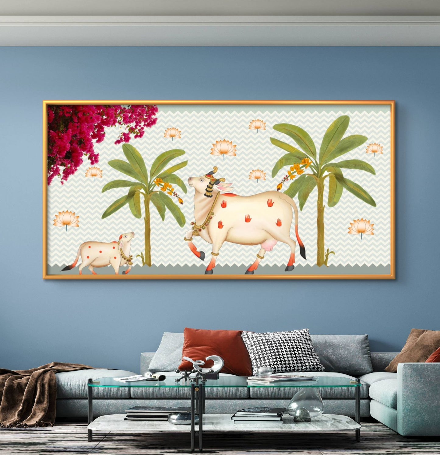 Traditional Pichwai Premium Canvas Painting - Buy Online | Decor By Neon