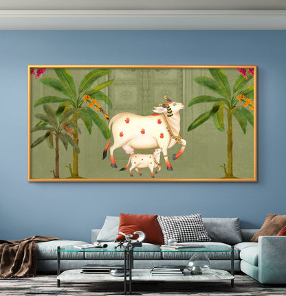 Traditional Pichwai Premium Canvas Painting