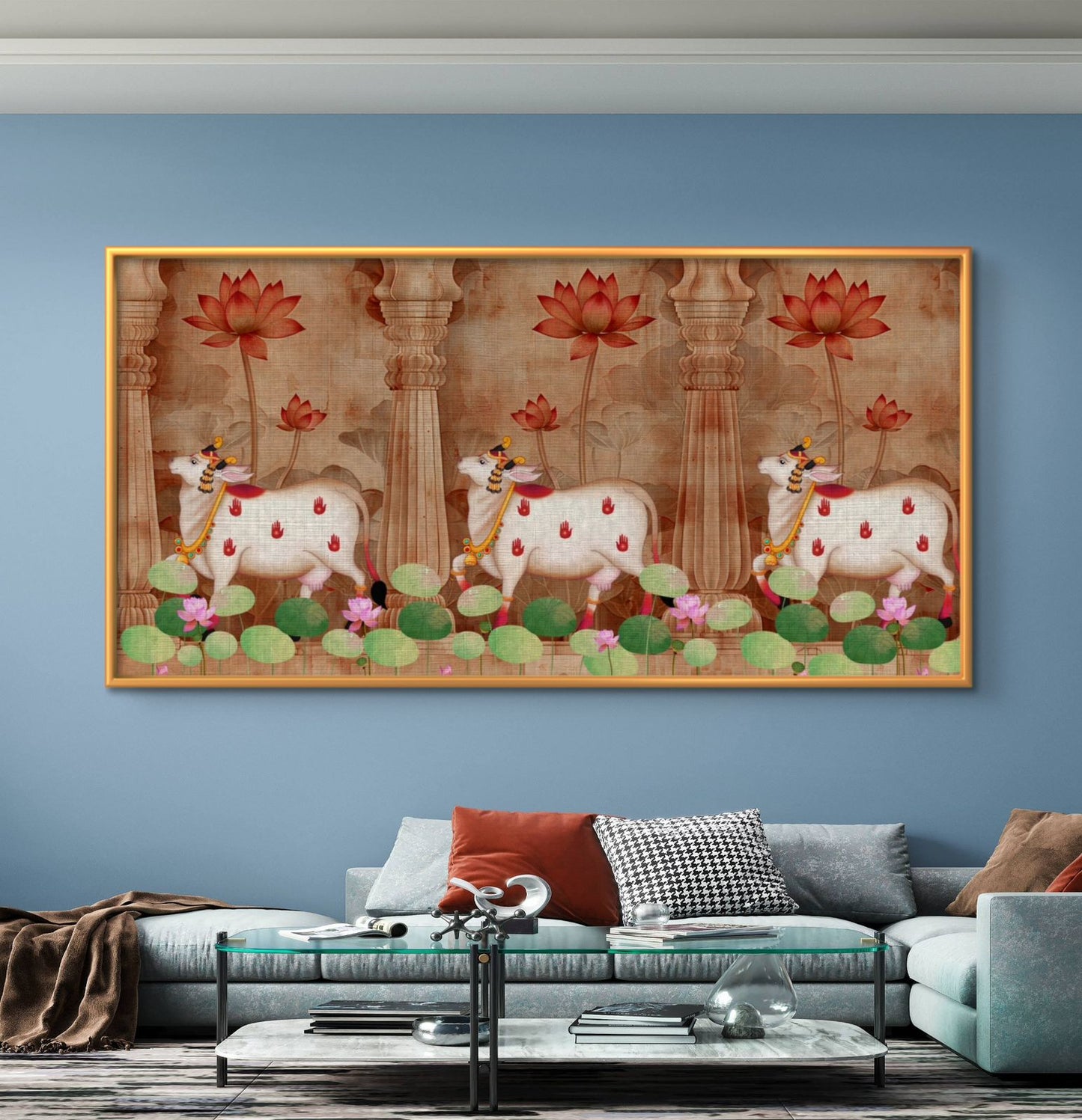 Traditional Pichwai | Shrinathji Premium Canvas Painting - Buy Online | Decor By Neon