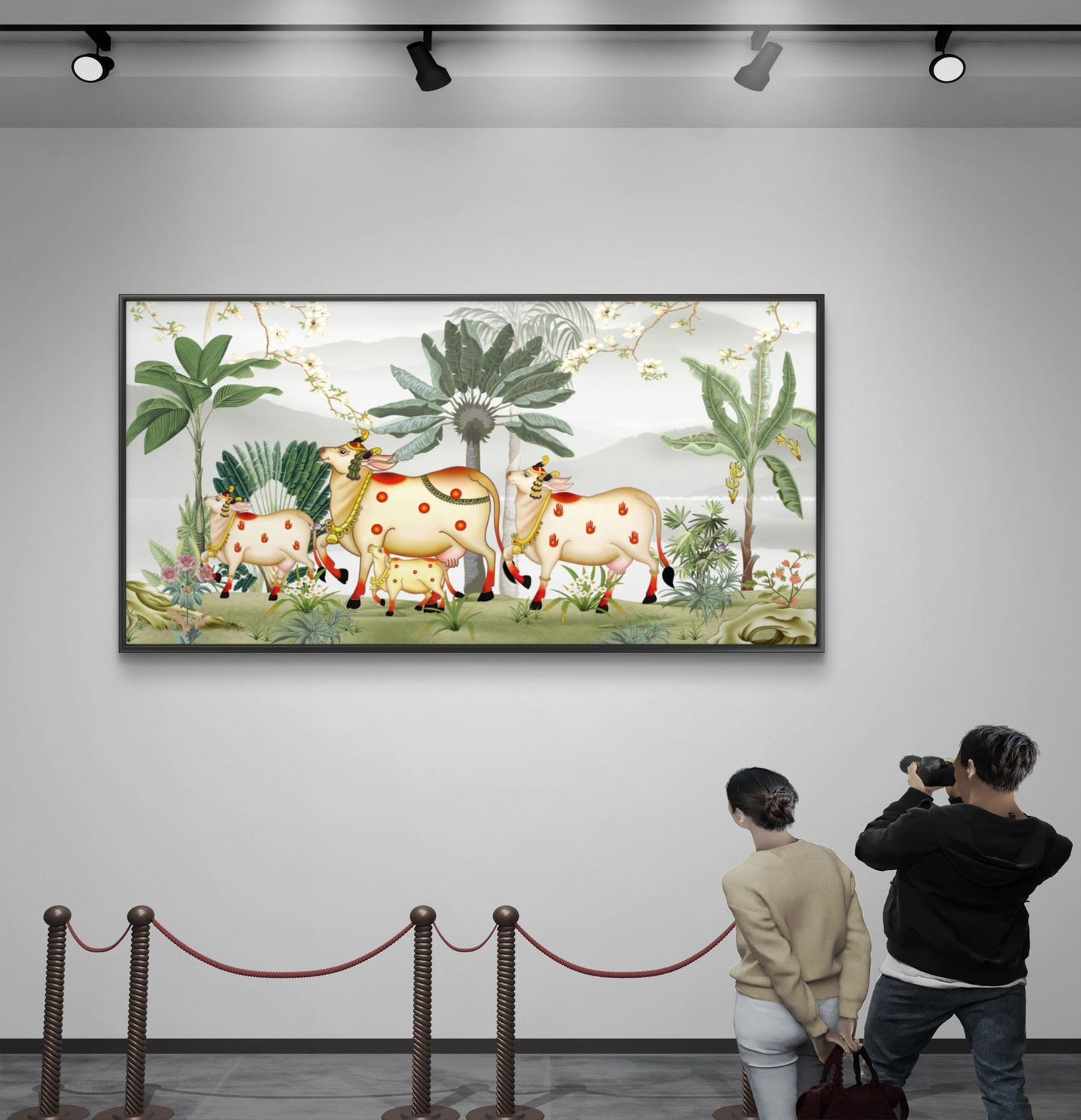 Traditional Pichwai Premium Canvas Painting - Buy Online | Decor By Neon
