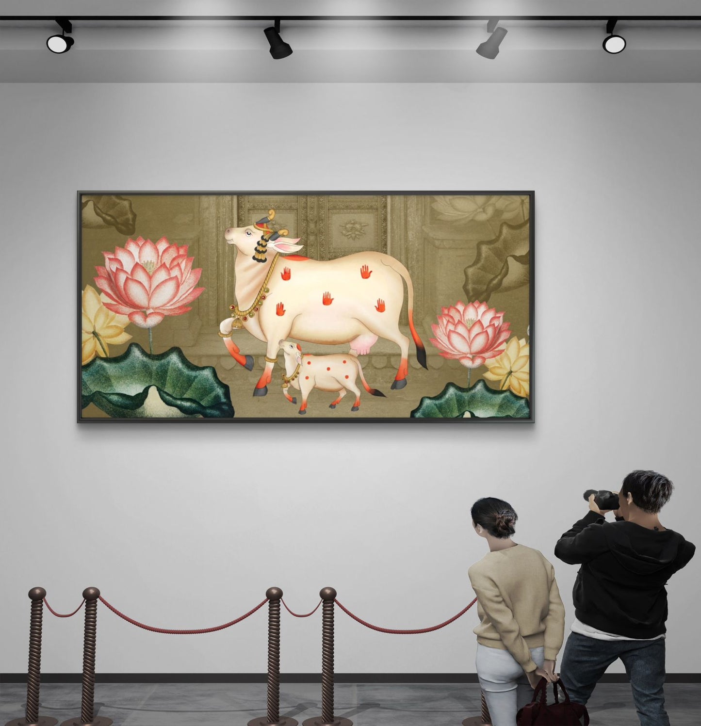Traditional Pichwai Premium Canvas Painting - Buy Online | Decor By Neon