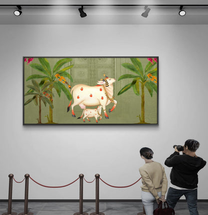 Traditional Pichwai Premium Canvas Painting