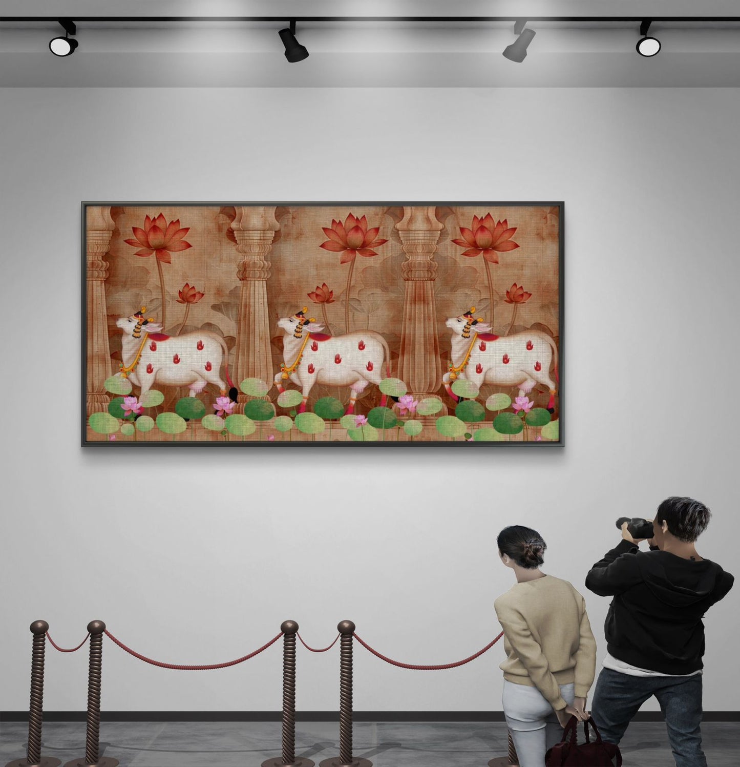 Traditional Pichwai | Shrinathji Premium Canvas Painting - Buy Online | Decor By Neon