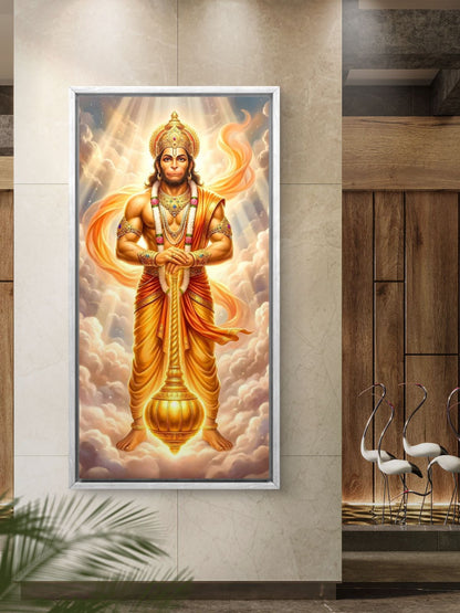Lord Hanuman Premium Canvas Painting