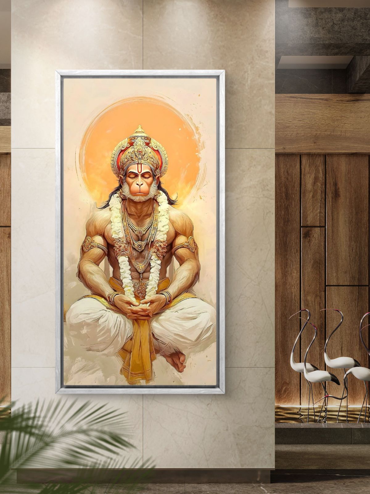 Lord Hanuman Premium Canvas Painting - Buy Online | Decor By Neon