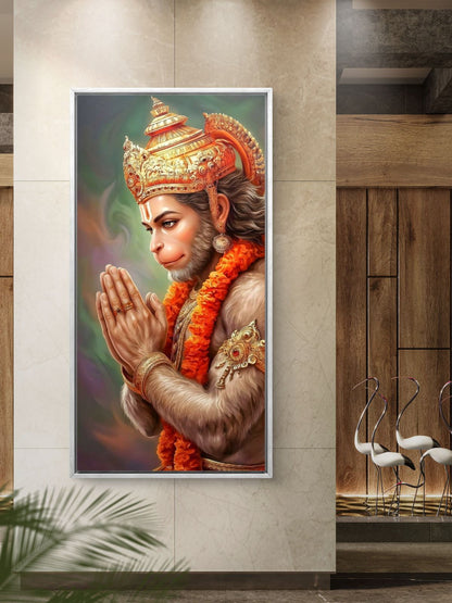 Lord Hanuman Premium Canvas Painting