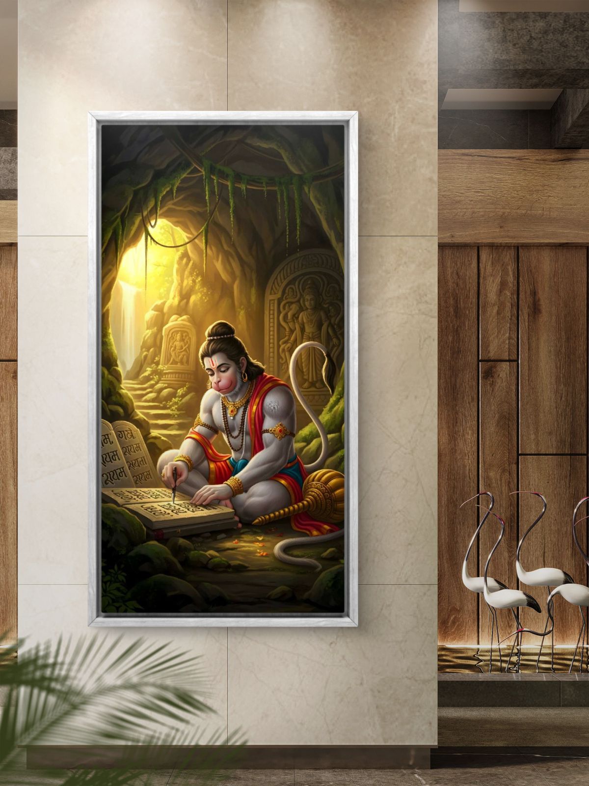 Lord Hanuman Premium Canvas Painting