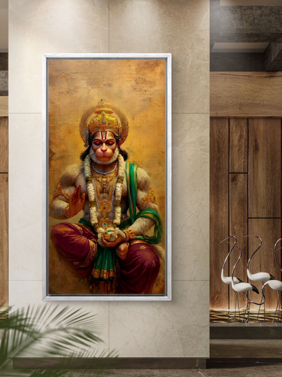 Lord Hanuman Premium Canvas Painting - Buy Online | Decor By Neon
