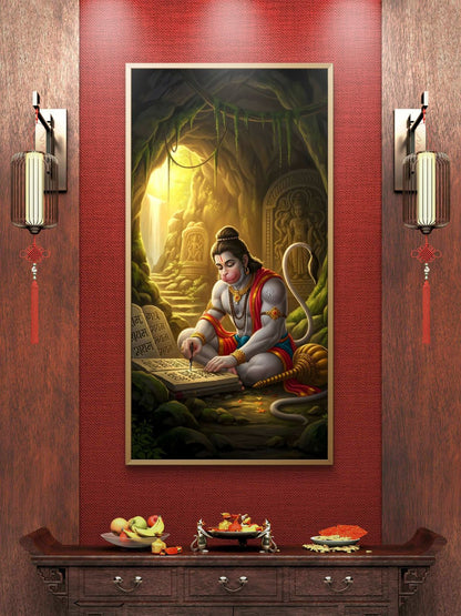 Lord Hanuman Premium Canvas Painting