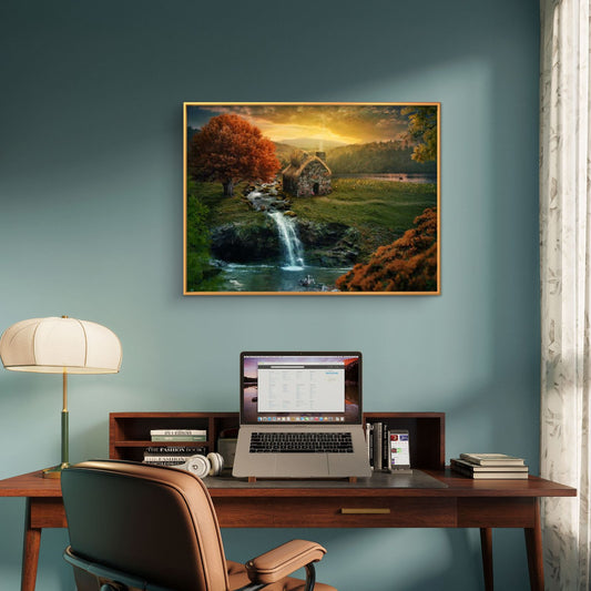 Nature Scenery Premium Canvas Painting - Premium Wall Art | Decor By Neon