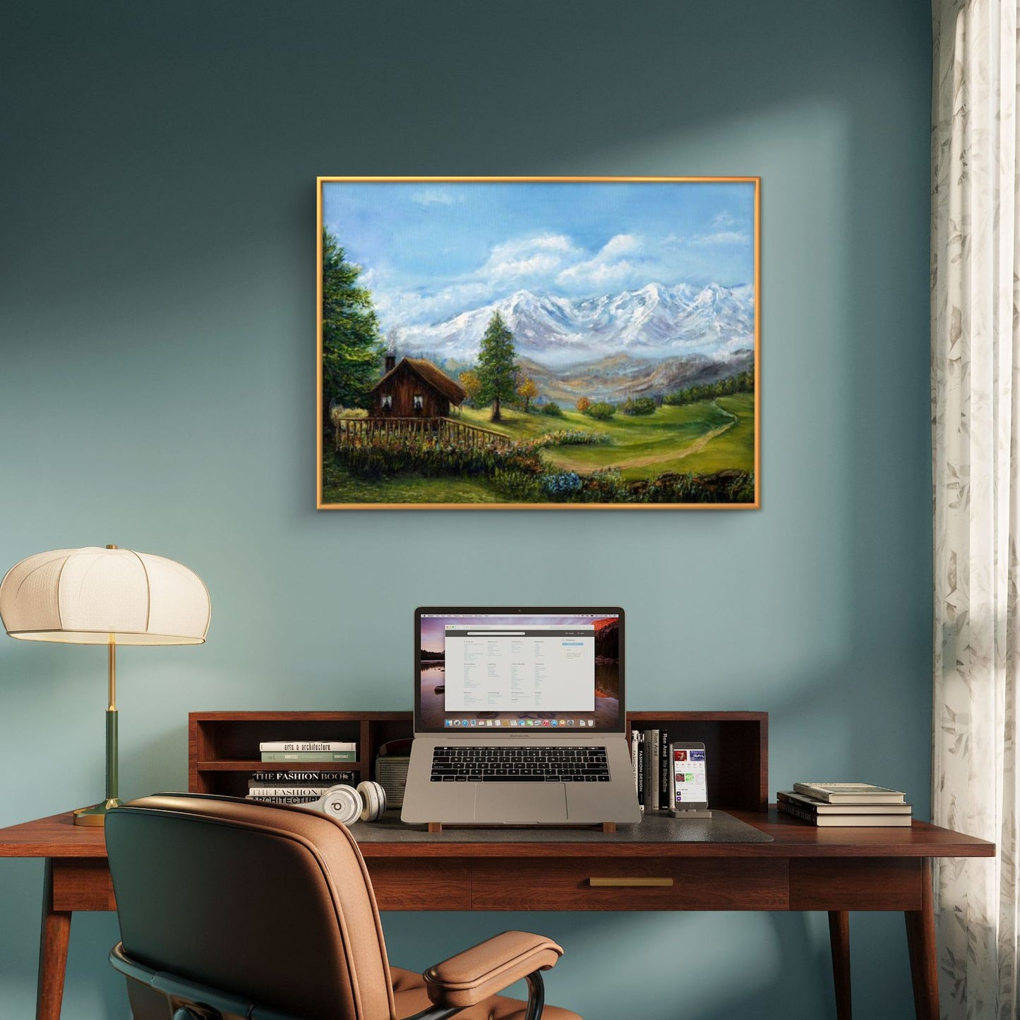 Nature Scenery Premium Canvas Painting - Buy Online | Decor By Neon