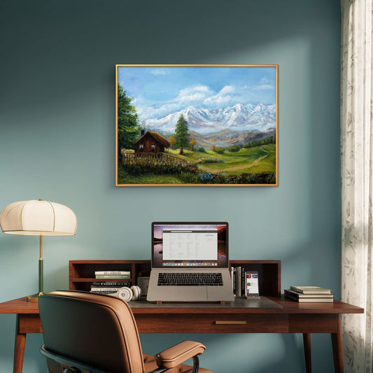 Nature Scenery Premium Canvas Painting - Premium Wall Art | Decor By Neon