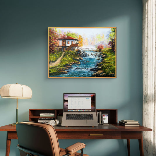 Nature Scenery Premium Canvas Painting - Premium Wall Art | Decor By Neon
