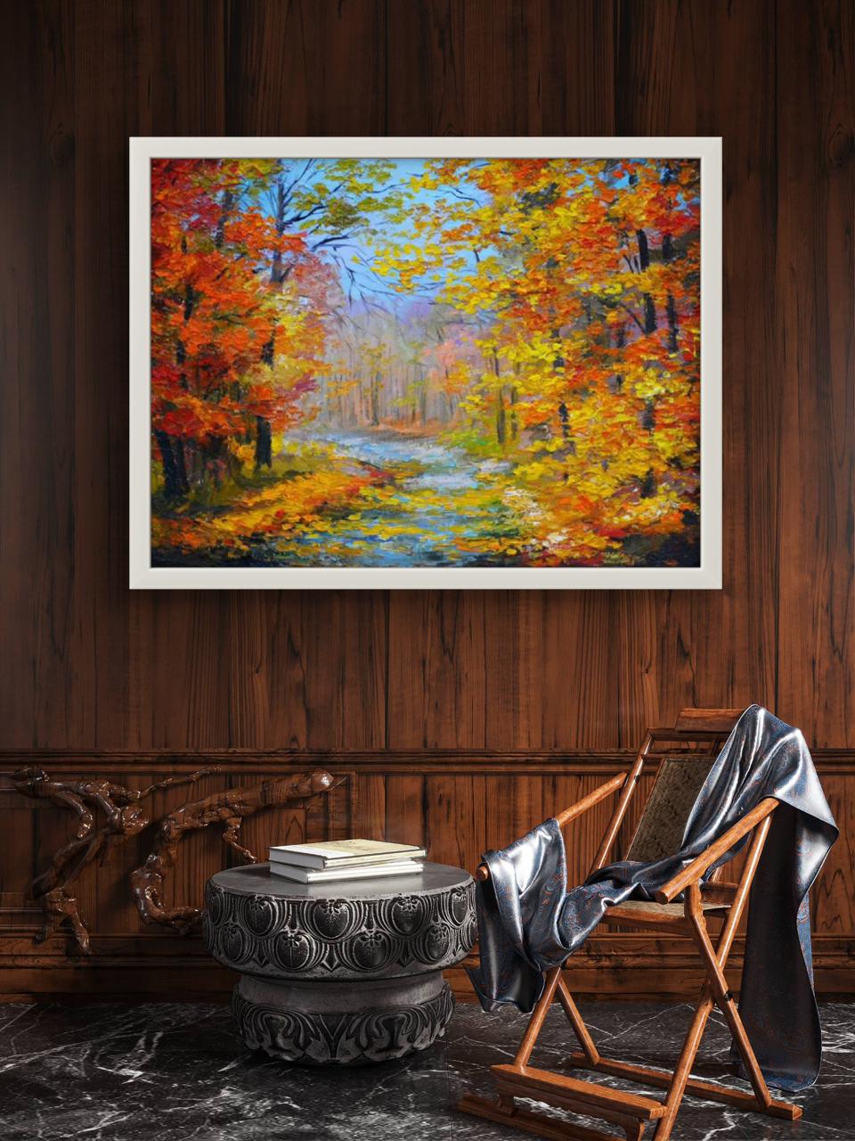 Nature Scenery Premium Canvas Painting - Buy Online | Decor By Neon