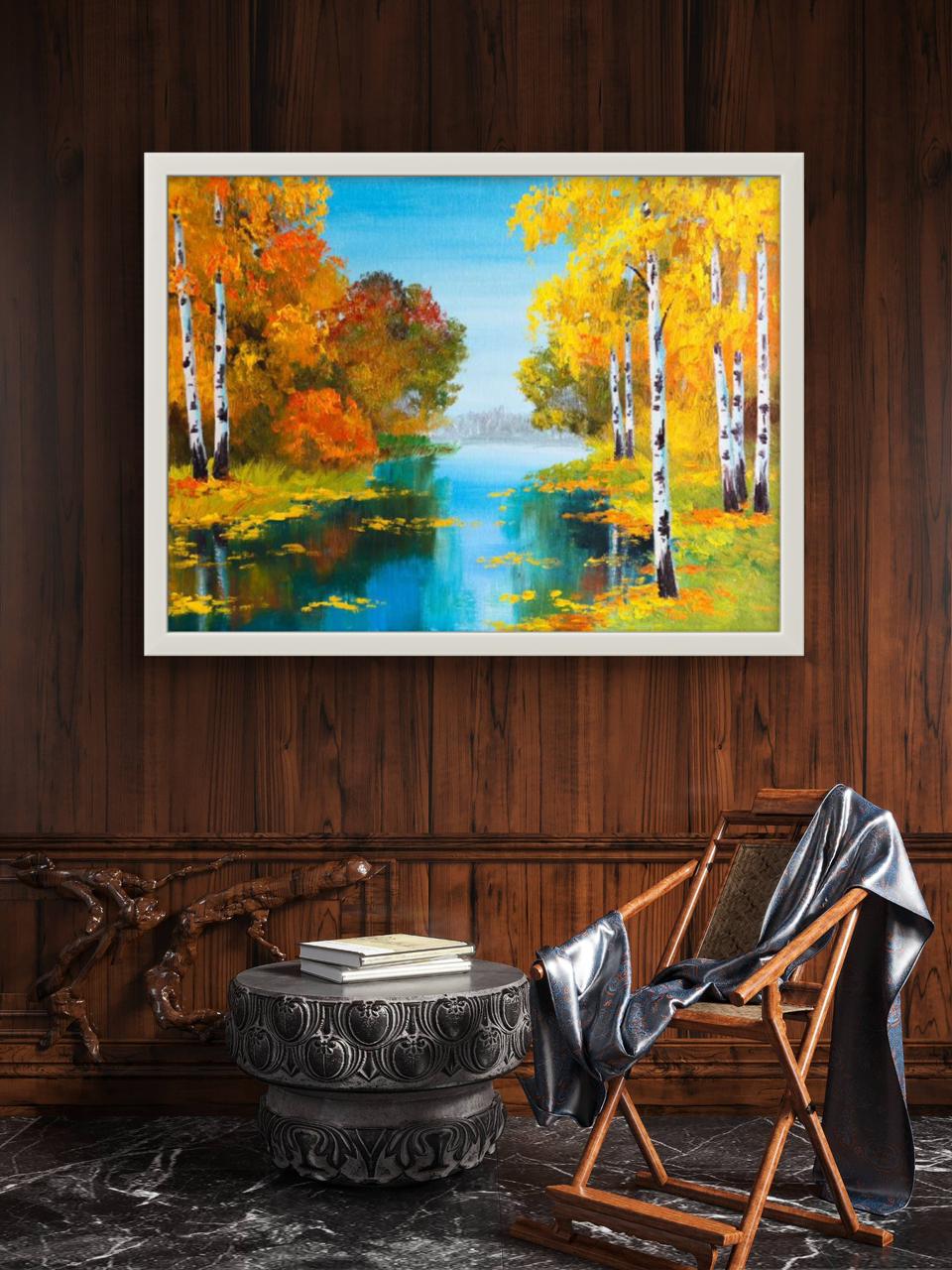 Nature Scenery Premium Canvas Painting - Buy Online | Decor By Neon