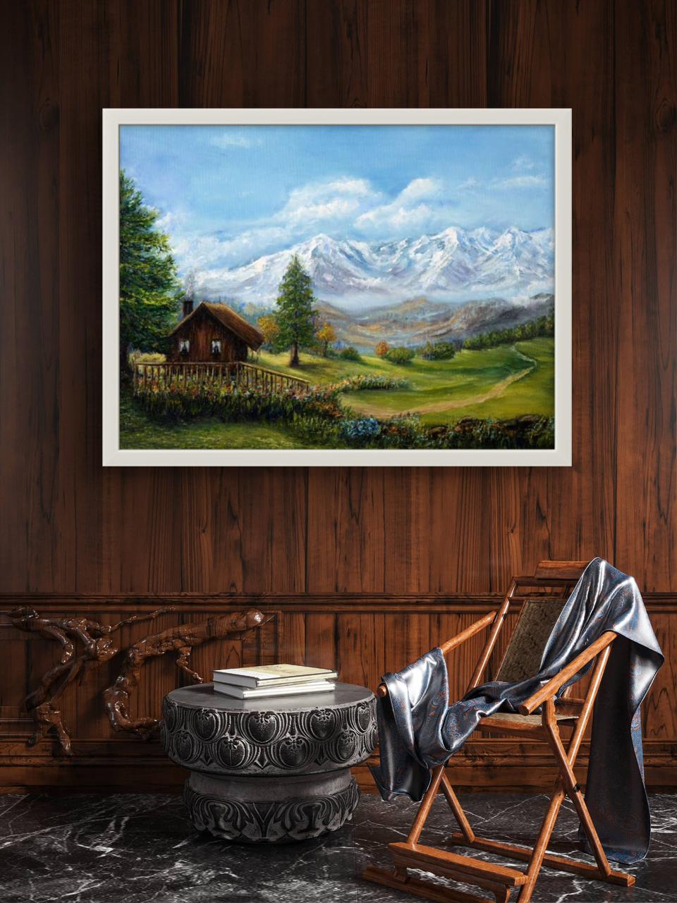 Nature Scenery Premium Canvas Painting - Buy Online | Decor By Neon