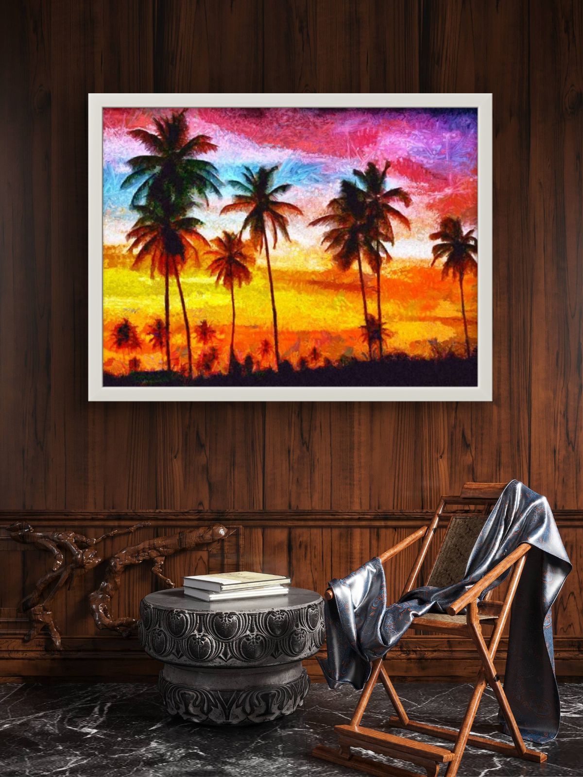Nature Scenery Premium Canvas Painting - Buy Online | Decor By Neon