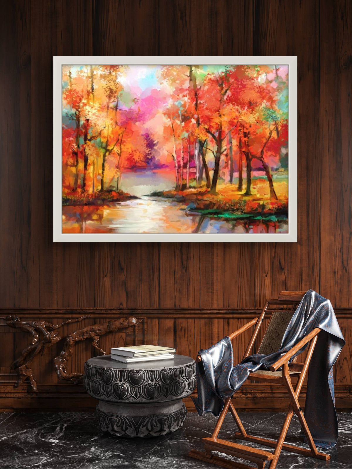Nature Scenery Premium Canvas Painting - Buy Online | Decor By Neon