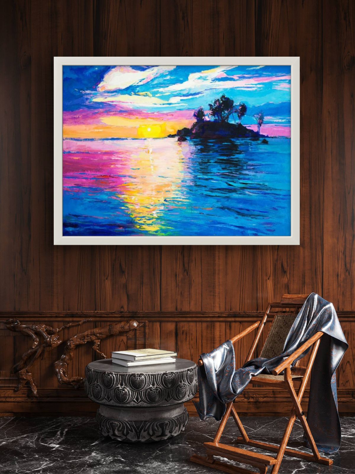 Nature Scenery Premium Canvas Painting - Buy Online | Decor By Neon