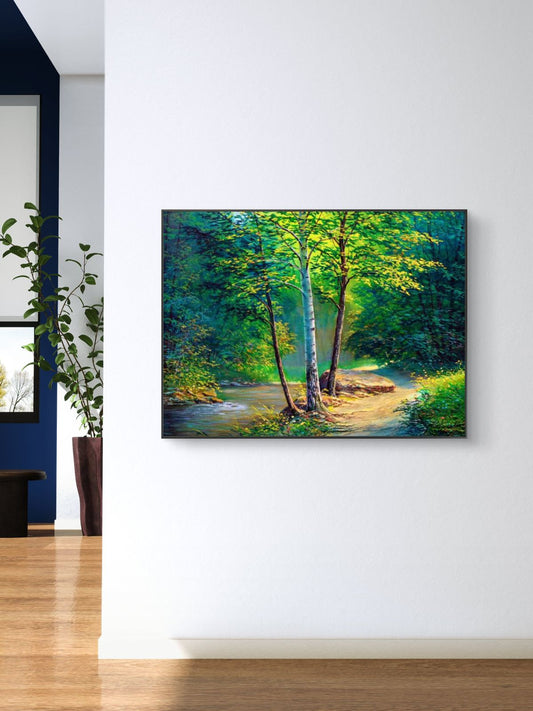 Nature Scenery Premium Canvas Painting - Canvas Wall Art | Decor By Neon