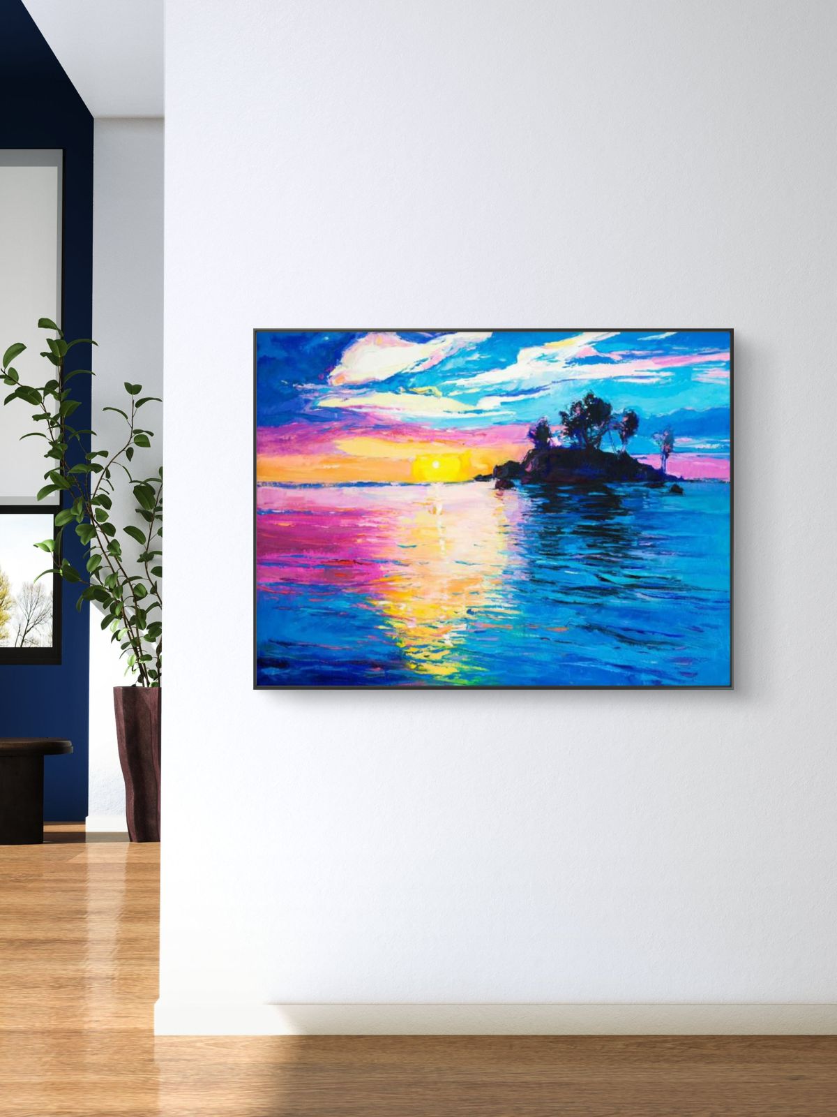 Nature Scenery Premium Canvas Painting - Buy Online | Decor By Neon